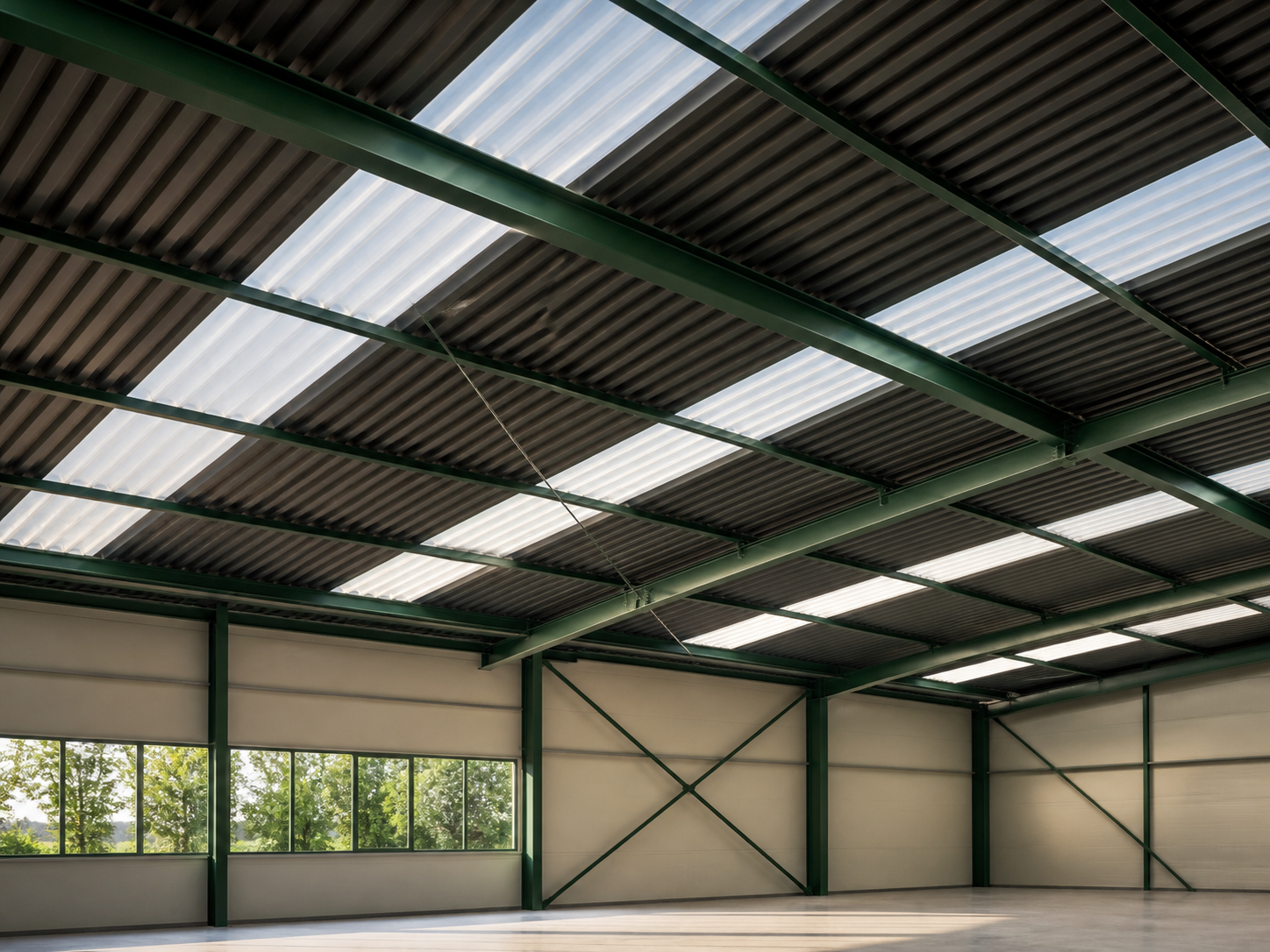 FRP & fibreglass roofing roofing system