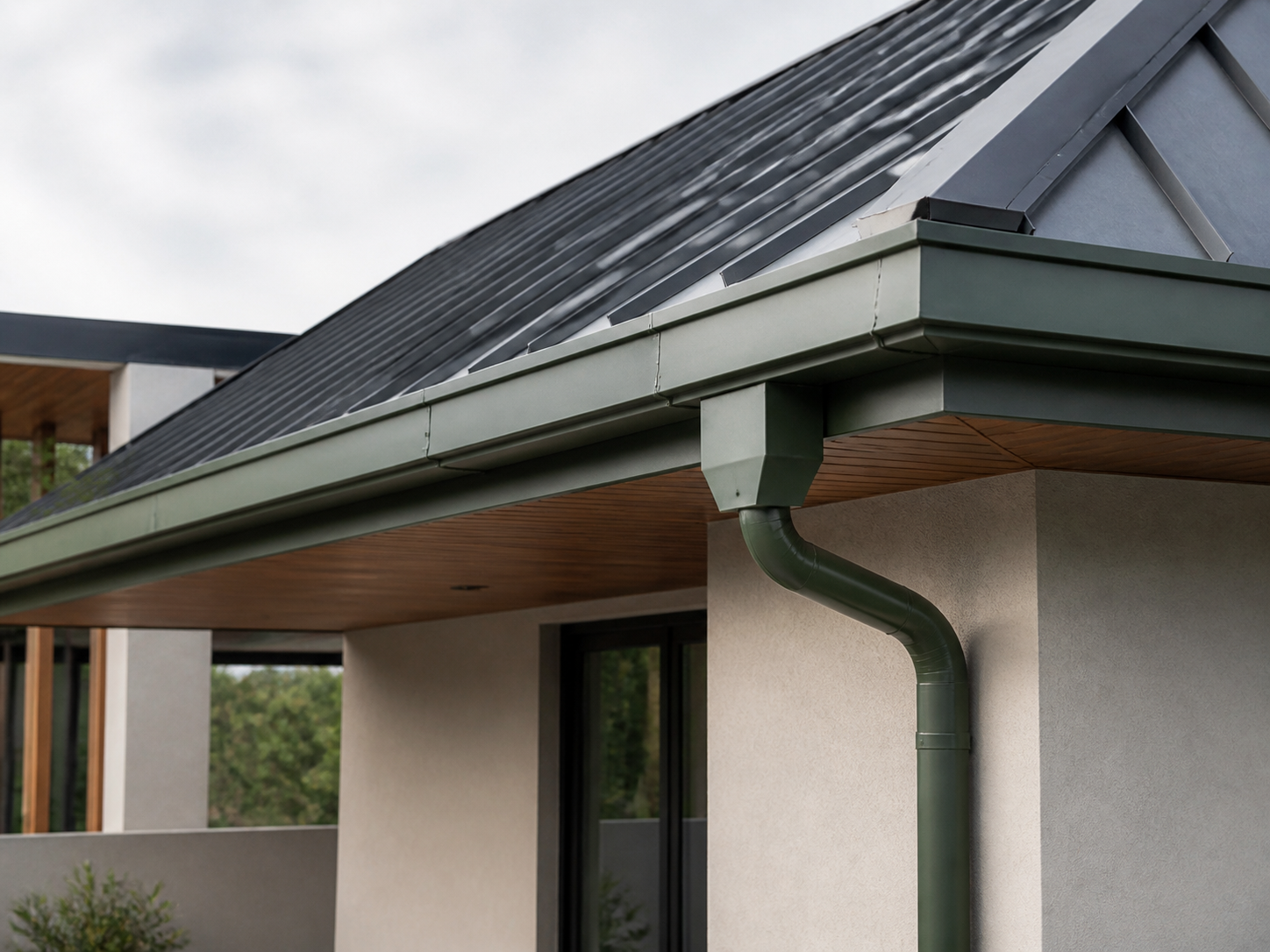 Gutters & rainwater systems roofing system
