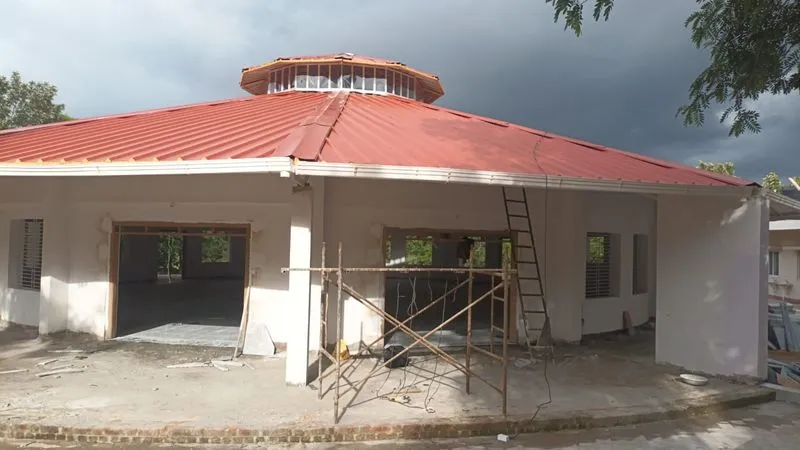 International Yoga & Meditation Centre completed roofing work